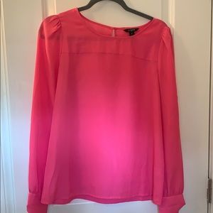 Pink long sleeved blouse!